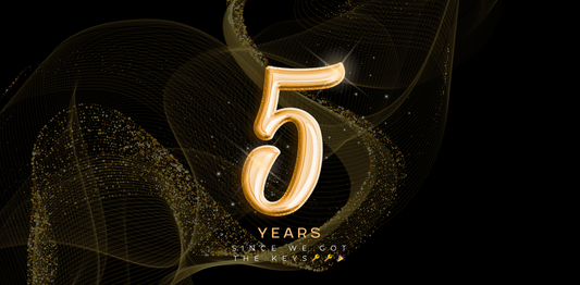5 Years: From Keys to Dreams in Our Cannabis Accessory Retail Space!
