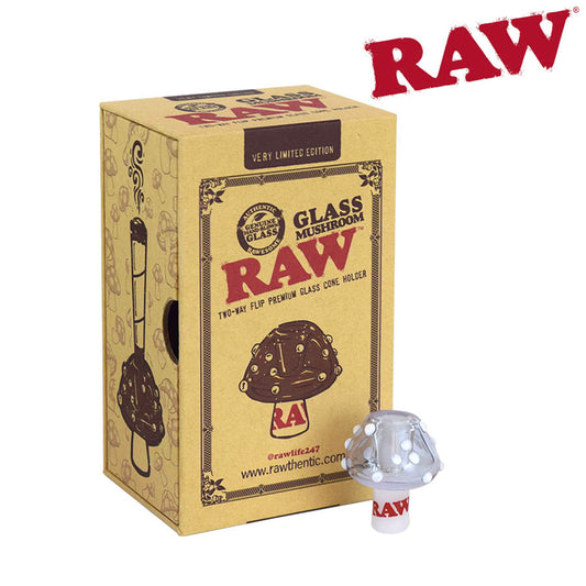 RAW Glass Mushroom Cone Holder