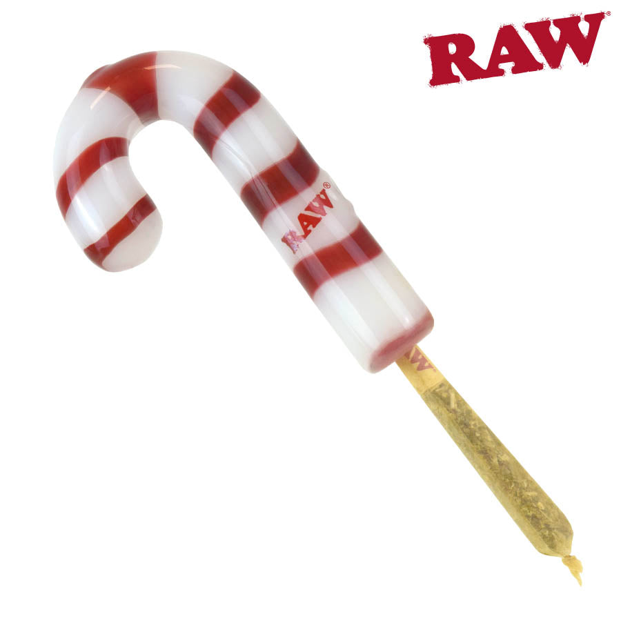 RAW Glass Candy Cane Cone Holder Limited Edition