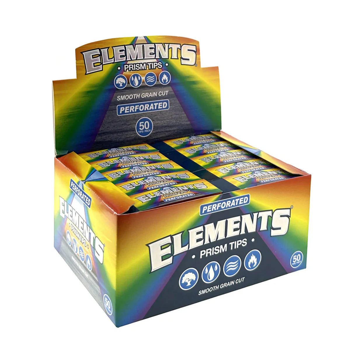 Elements® Perforated Rainbow Prism Tips