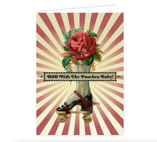 Roll With The Punches Baby Card