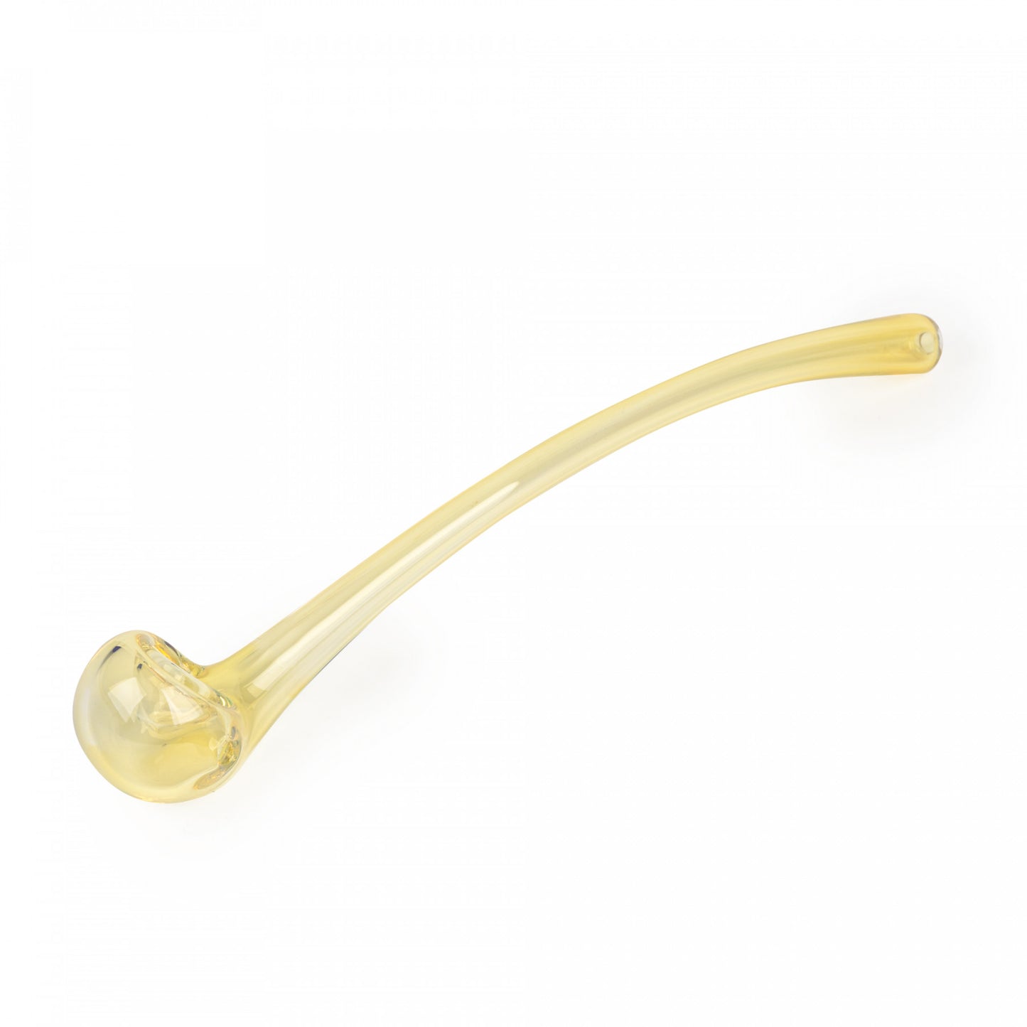 Red Eye Glass Silver Gandalf Hand Pipe 9"