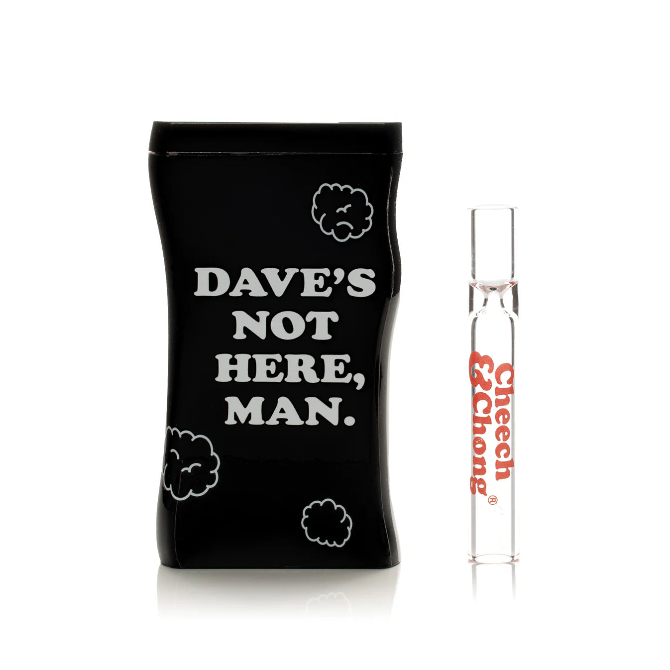 Cheech & Chong® Glass 3.8" Dave's Not Here, Man Dugout