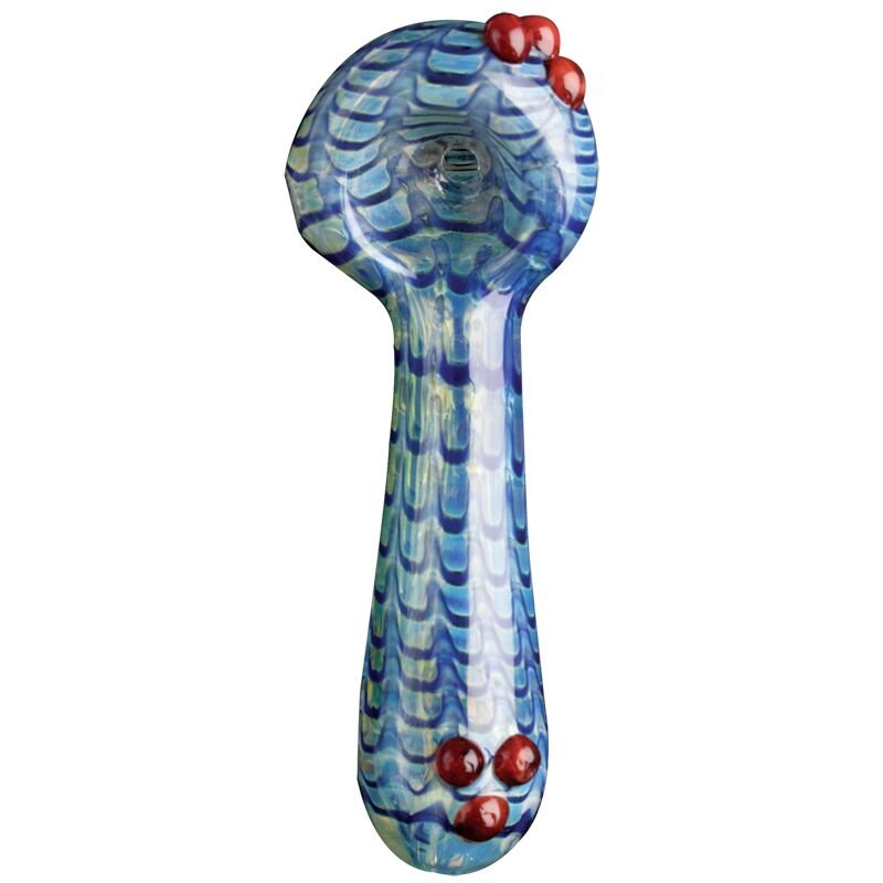Red Eye Glass Zippy Hand Pipe