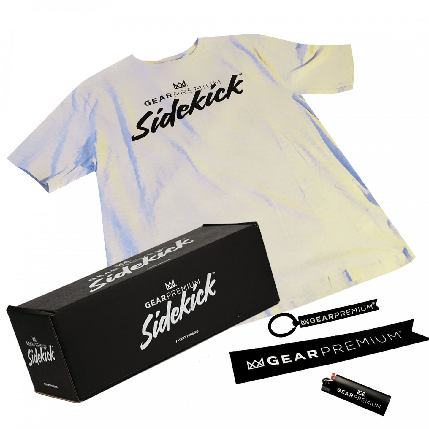 GEAR 18" Tall 7MM Sidekick Beaker Bong with Free Lighter, T-shirt and Keychain. Headshop Vancouver Canada