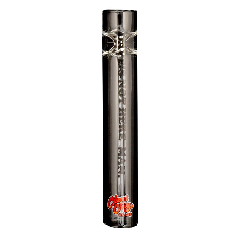 Cheech & Chong™ Glass 3.5" Long 12mm Glass Decal Tasters W/Roll Stop Marble