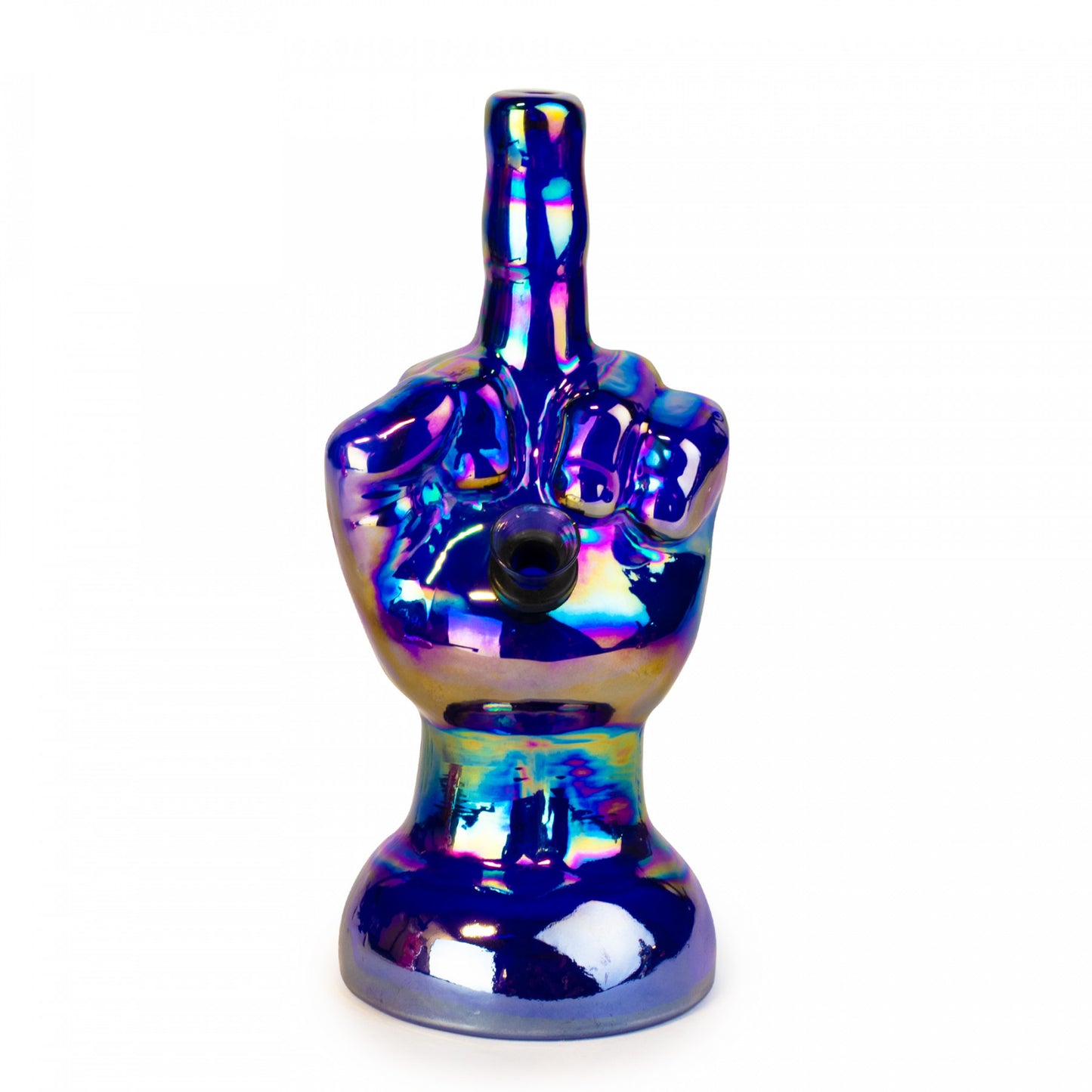8" Platinum Metallic 'Flippin the Bird"