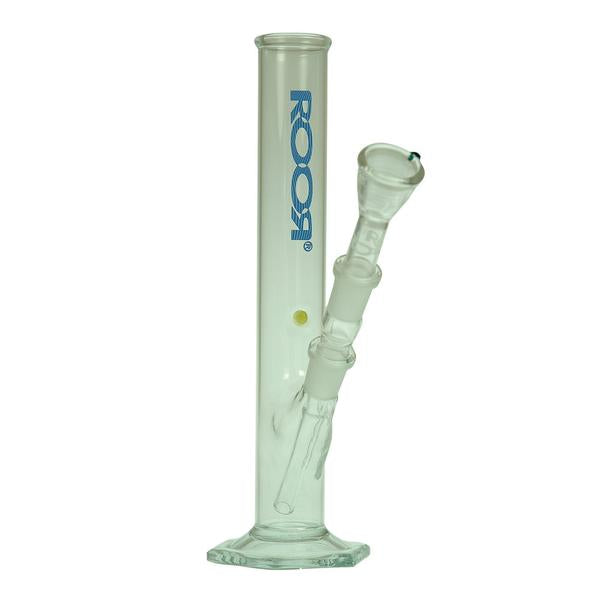 Authentic German Roor 15" Tall Glass Water Pipe with Blue ROOR Label