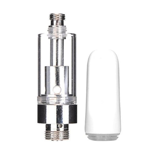 Authentic CCELL TH2 Glass Cartridge with White Ceramic Tip - 0.5ml
