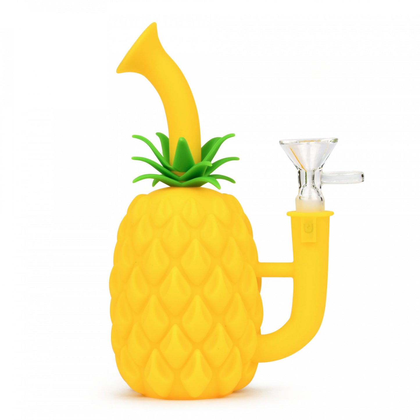 Lit Silicone Yellow Pinapple Bong