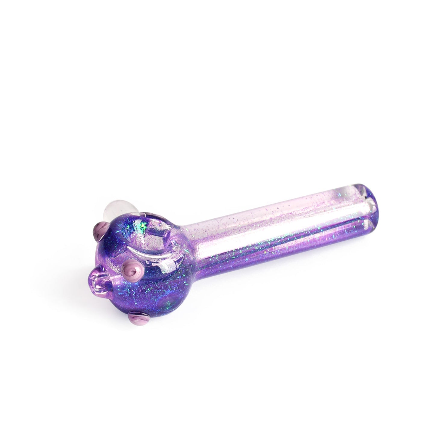 Red Eye Glass Sparkle Pipe