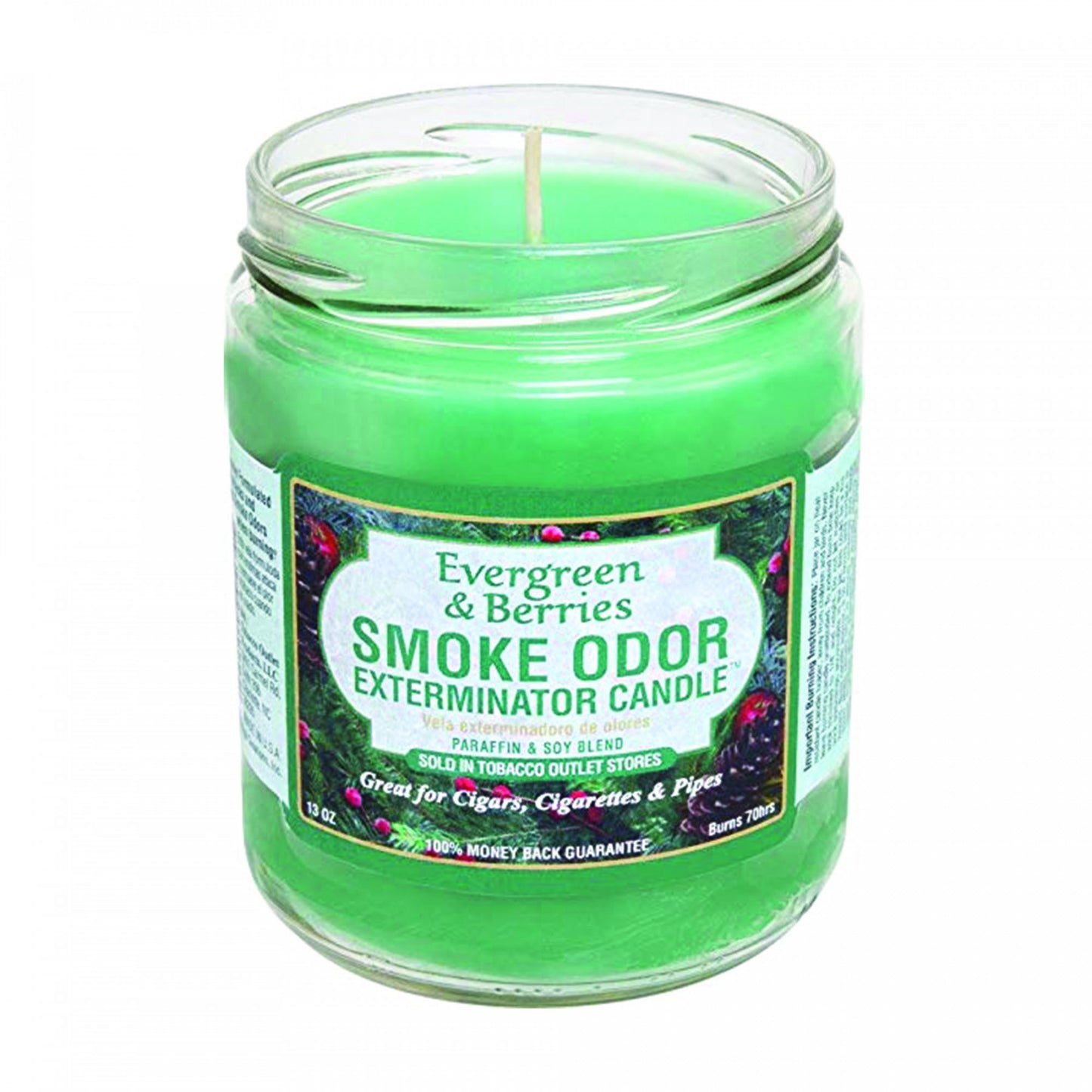 Evergreen & Berries Smoke Odor Candle. Vancouver, Canada