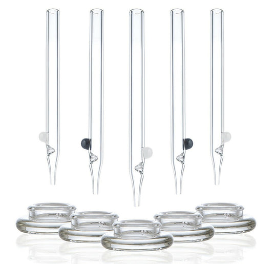 GRAV Labs 7" Vapor Straw Set With Dab Dish.