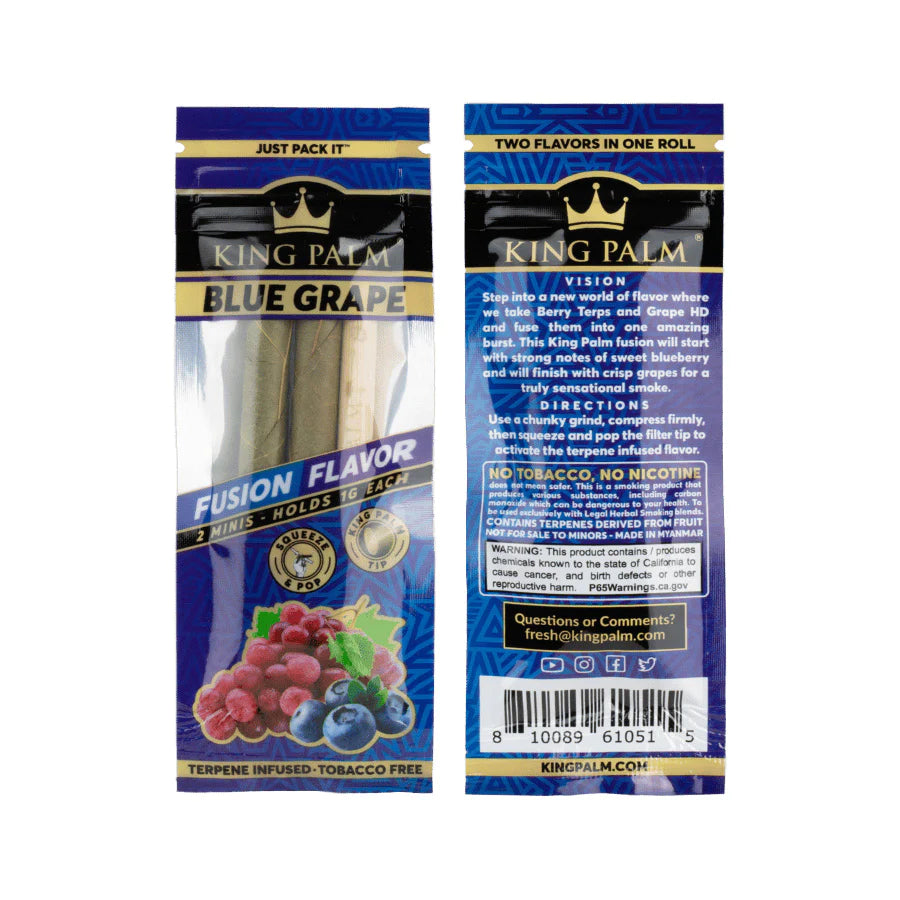 King Palm Mini Pre-Roll Blue Grape