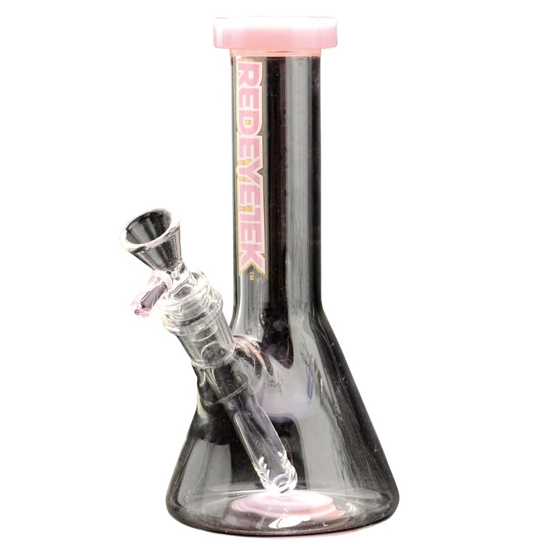 Red Eye Tek 8" Tall Splash Beaker Tube W/Flat Mouthpiece