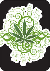 Black Storage Tin with Decal