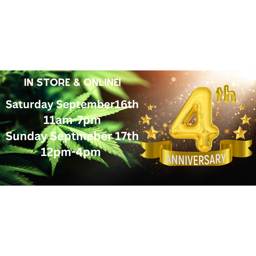 Celebrate Our 4 Year Anniversary With Us!