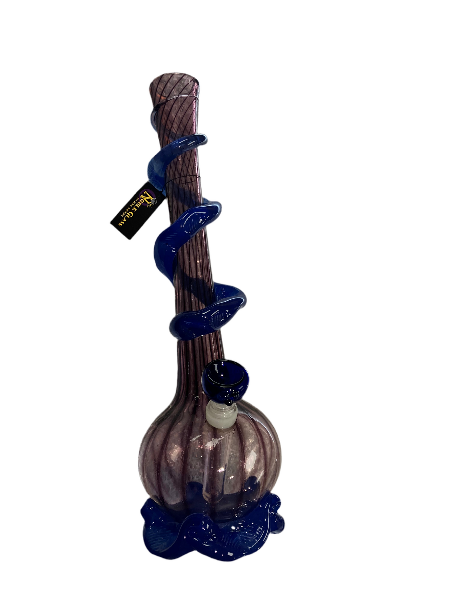 Noble Glass Large 14” Water Pipe with Ground Joint