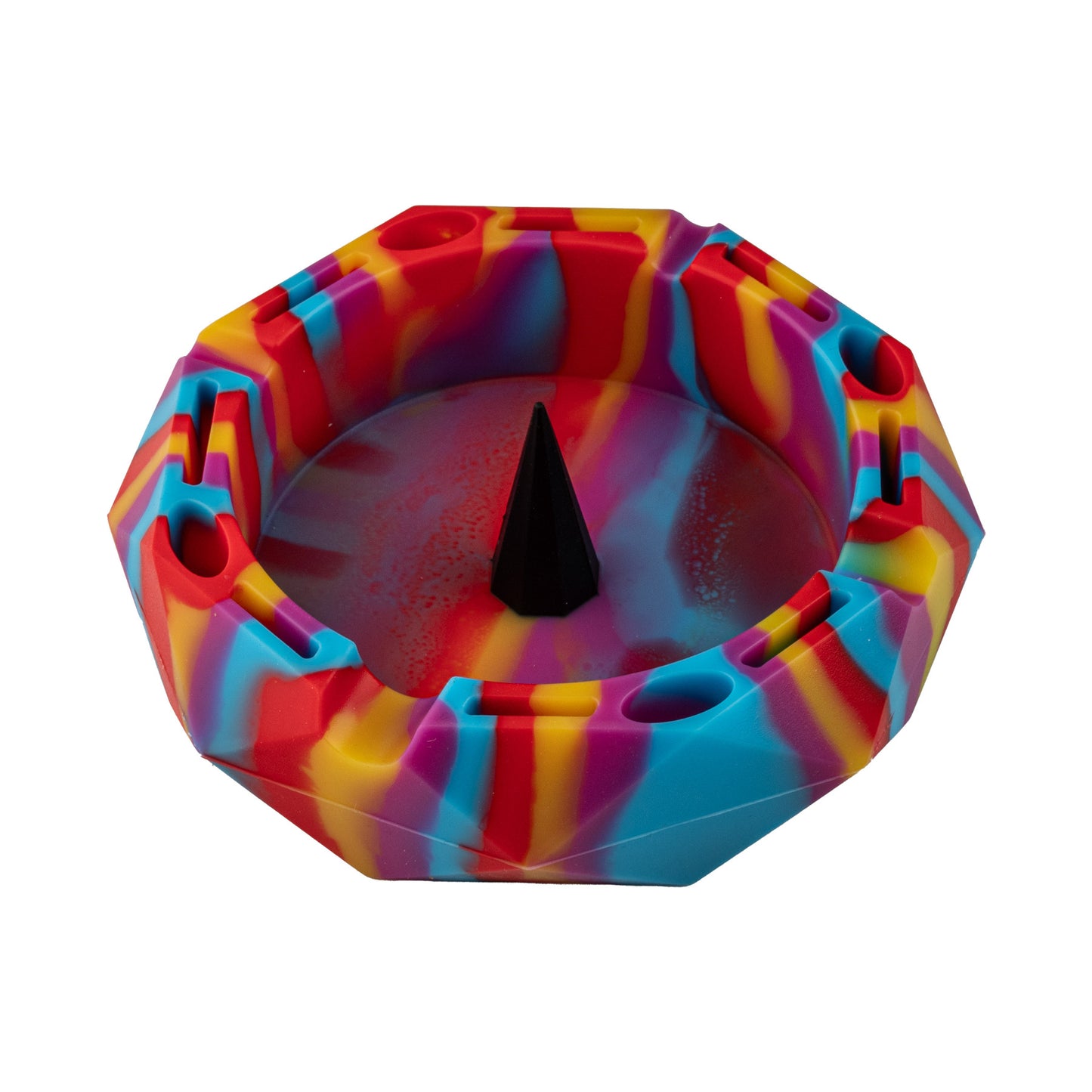 Lit Silicone Ashtray-Assorted Colours