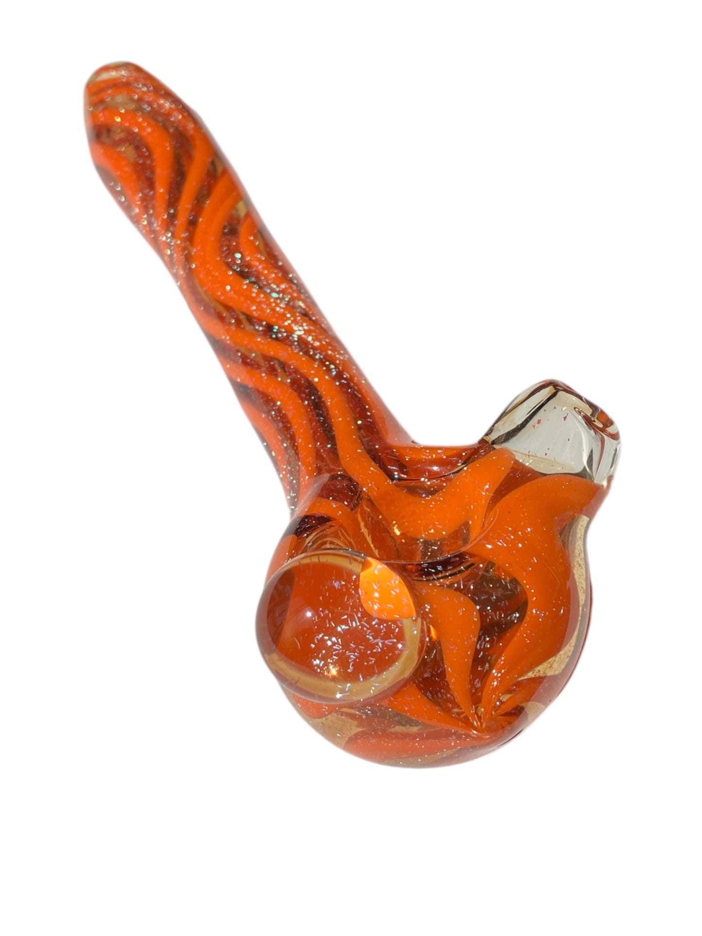 Shine 5-6" Thick Orange & Dichro Pipe