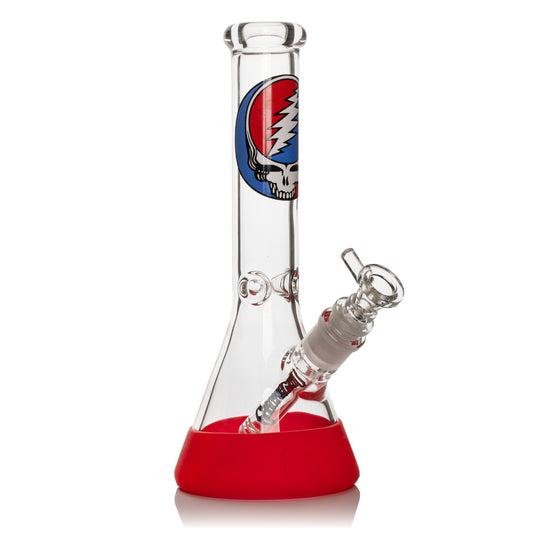 GEAR Premium® Grateful Dead 10" Steal Your Face Beaker Base Bong