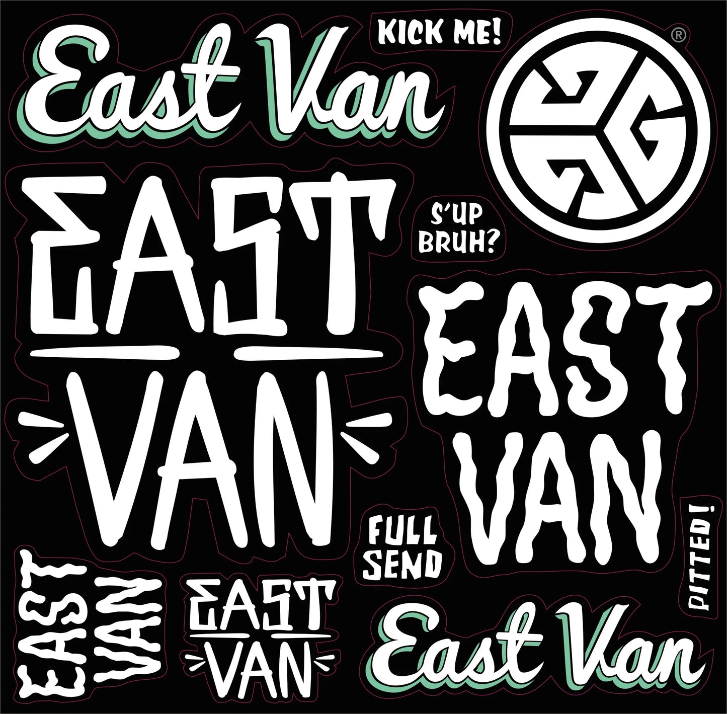 East Van Sticker Sheet