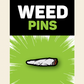 Wood Rock Weed Pins