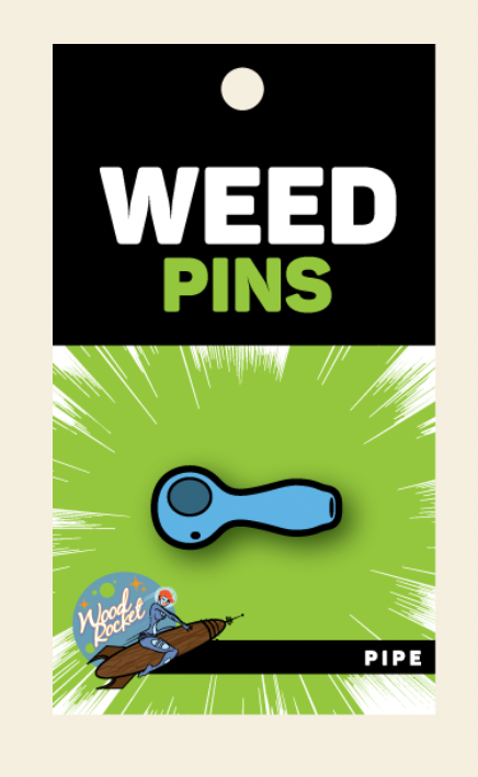 Wood Rock Weed Pins