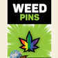 Wood Rock Weed Pins