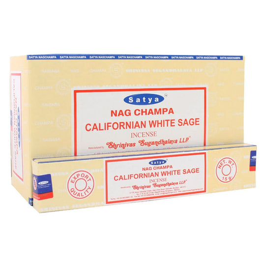 Satya California White Sage Incense Pack