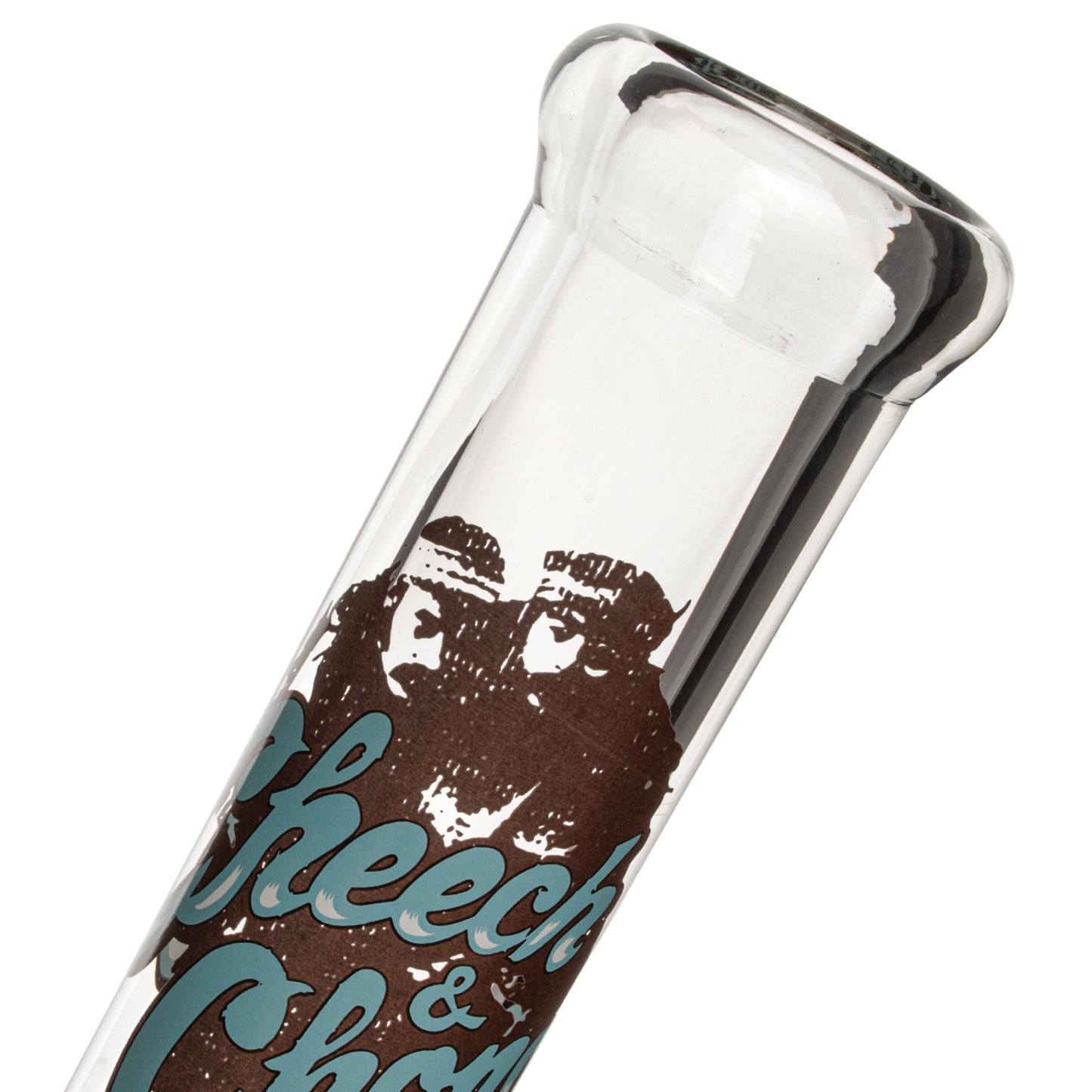 CHEECH & CHONG® Glass 10" Can I Be Blunt Beaker Base Bong