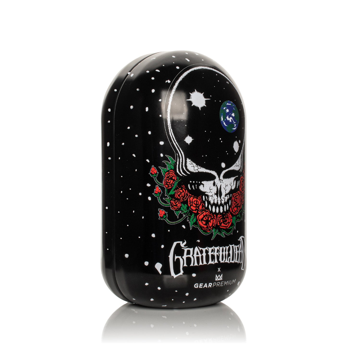 GEAR Premium® Grateful Dead 4.5" Space Your Face Hand Pipe in Collectible Tin