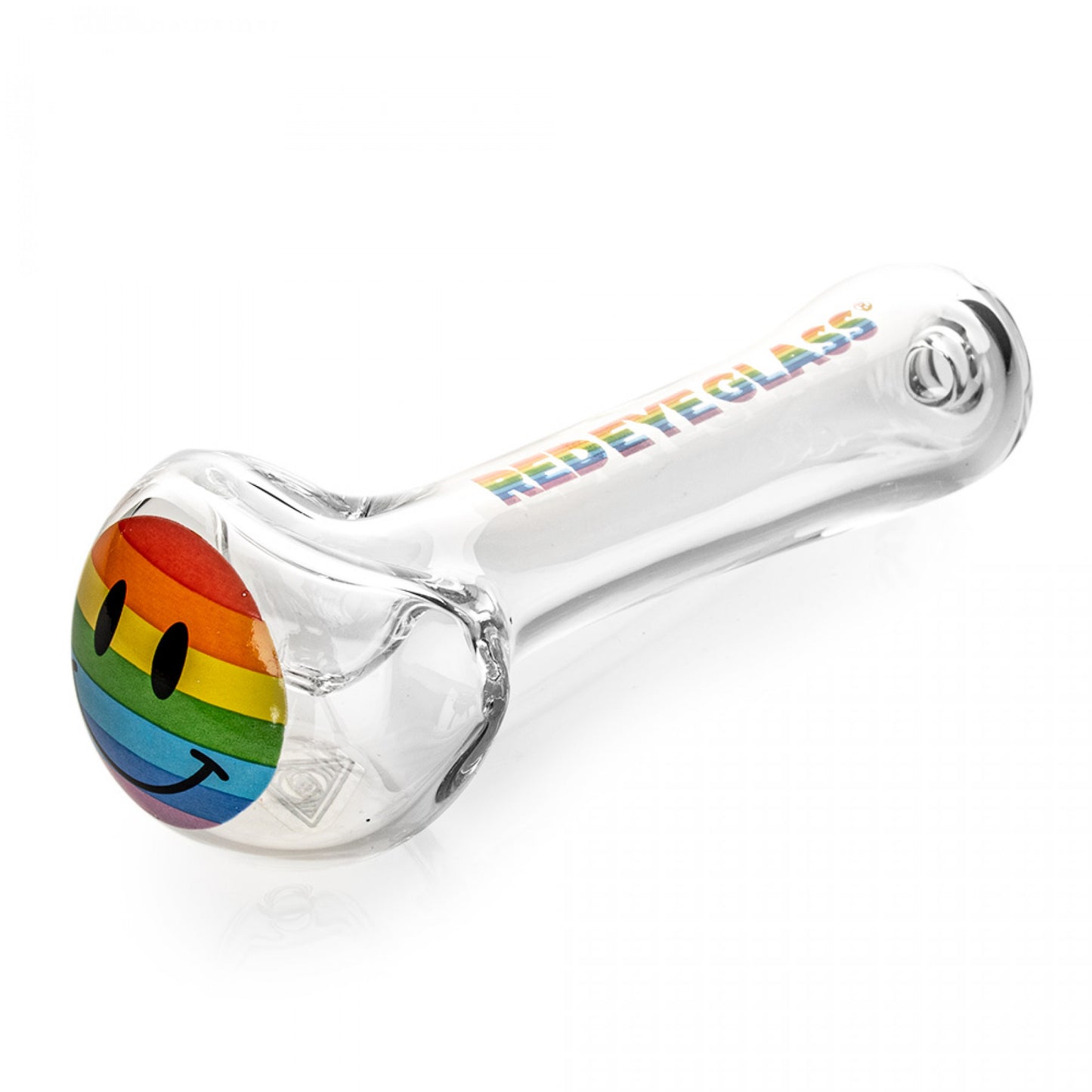 Red Eye Glass® 4.5" Happy Pride Hand Pipe