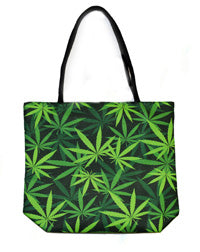 Leaf Techno Jute Tote Bag