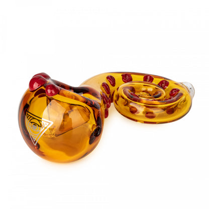 Red Eye Glass 4” Tentacle Hand Pipe