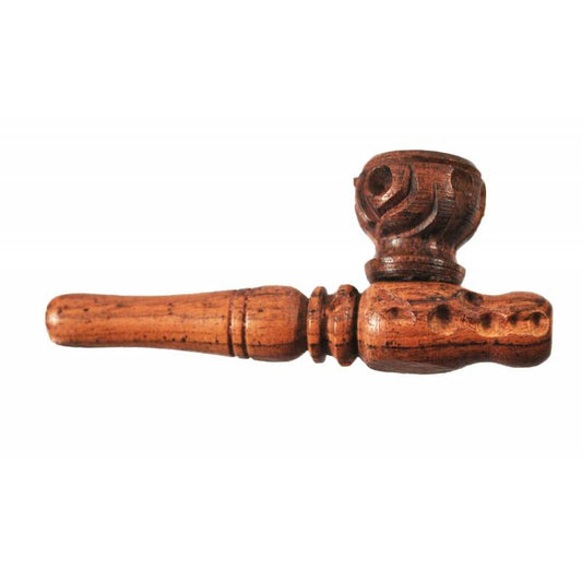 3" Carved Rosewood Pipe