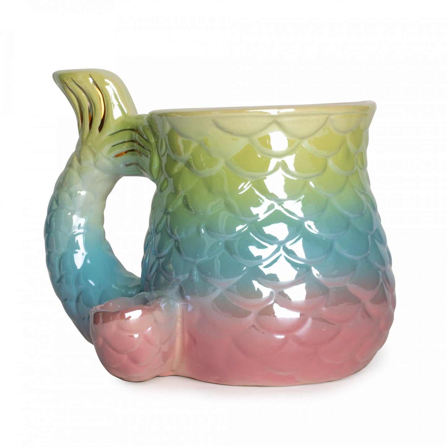 Ceramic mermaid tail mug pipe by fashioncraft