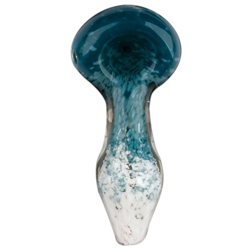 Red Eye Glass Fritter Inside-Out Hand Pipe