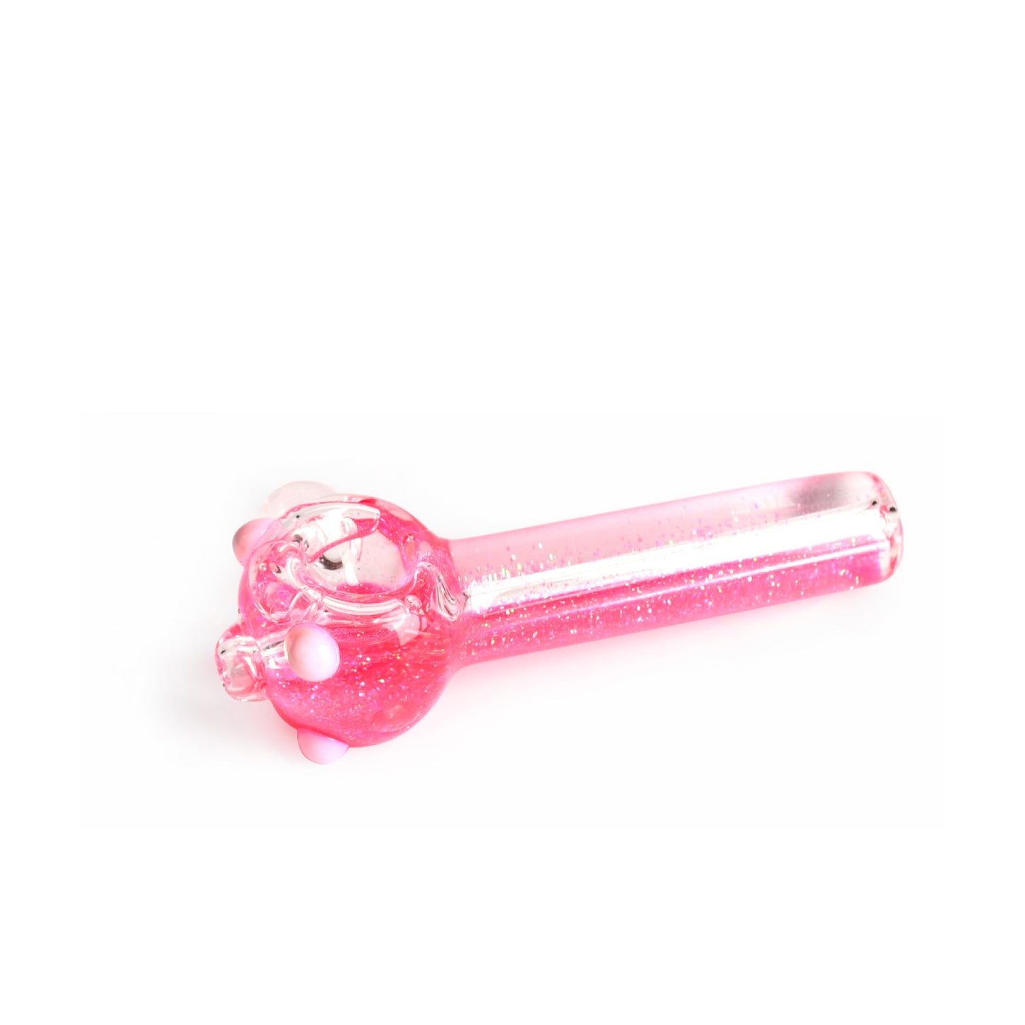 Red Eye Glass Sparkle Pipe