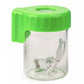 Green Cookies Light Up Glass Storage Jar with Magnifying Viewing Top. Vancouver, Canada
