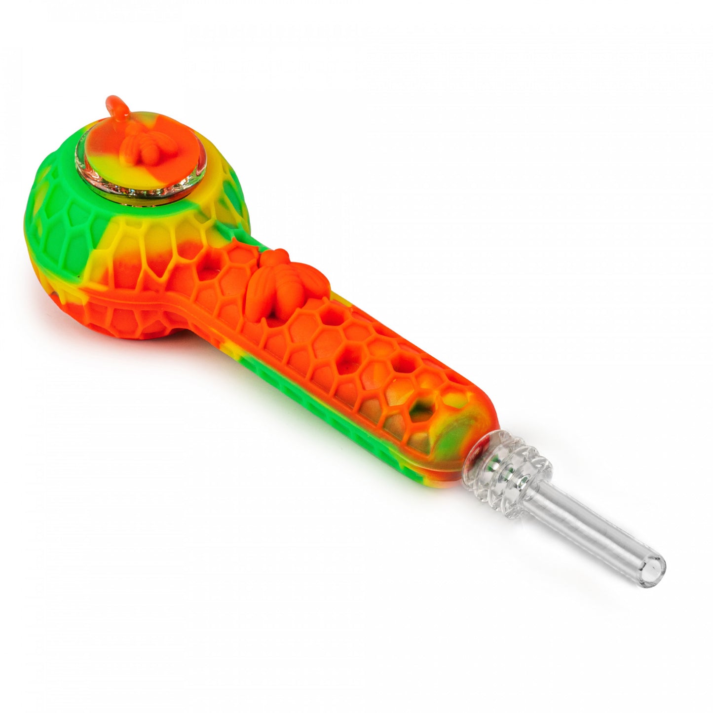 Lit Silicone Nectar Collector & Pipe