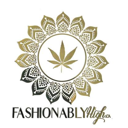 Fashionably High Gold Mandala Sticker