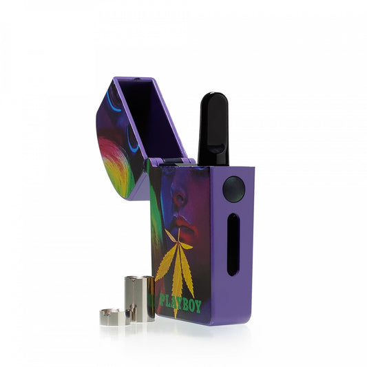 Playboy X Verb Vaporizer for 510 Cartridges.  Girl with Gold Leaf Battery.