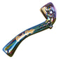 Cheech & Chong™ Glass Rainbow Bar & Grill Hand Pipe