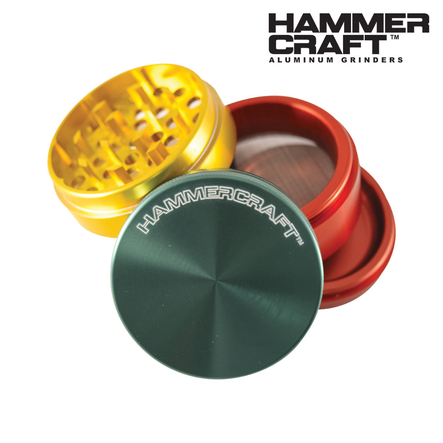 HAMMERCRAFT 4PC ALUMINUM GRINDERS - 2.2"