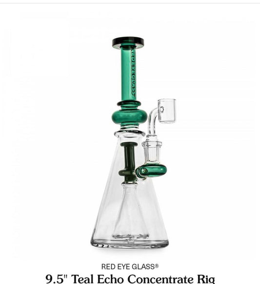 RED EYE GLASS® 9.5" Echo Concentrate Rig