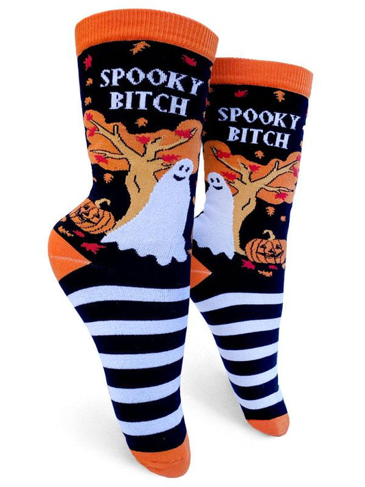 Groovy Things Spooky Bitch Women's Socks
