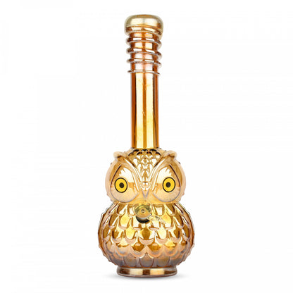 glow in the dark owl bong amber