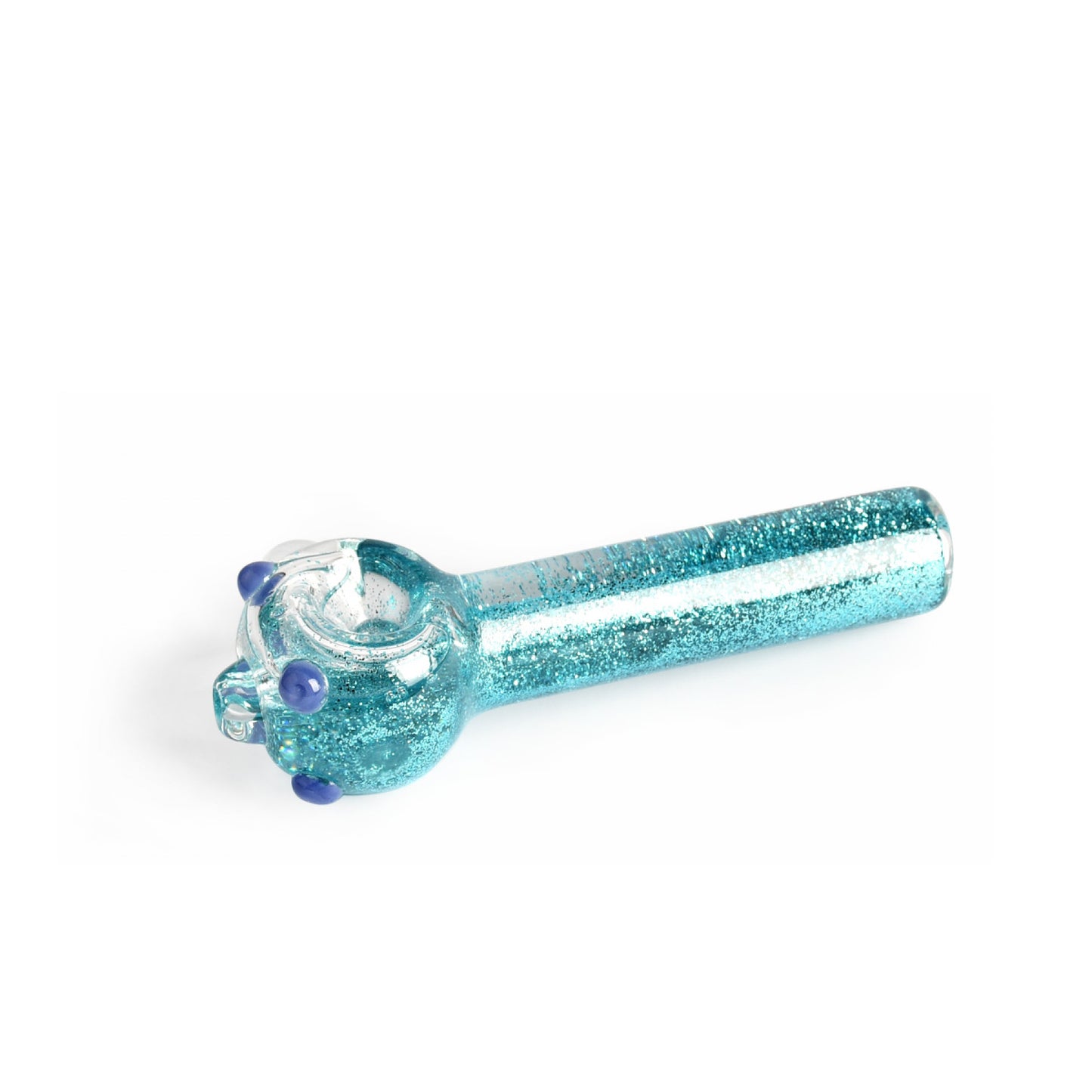 Red Eye Glass Sparkle Pipe