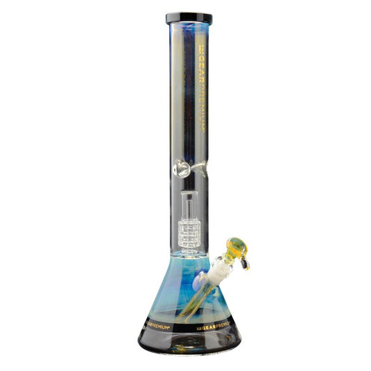 GEAR Premium 18" Tall Tuxedo Beaker W/Black Accents & Barrel Dome Perc